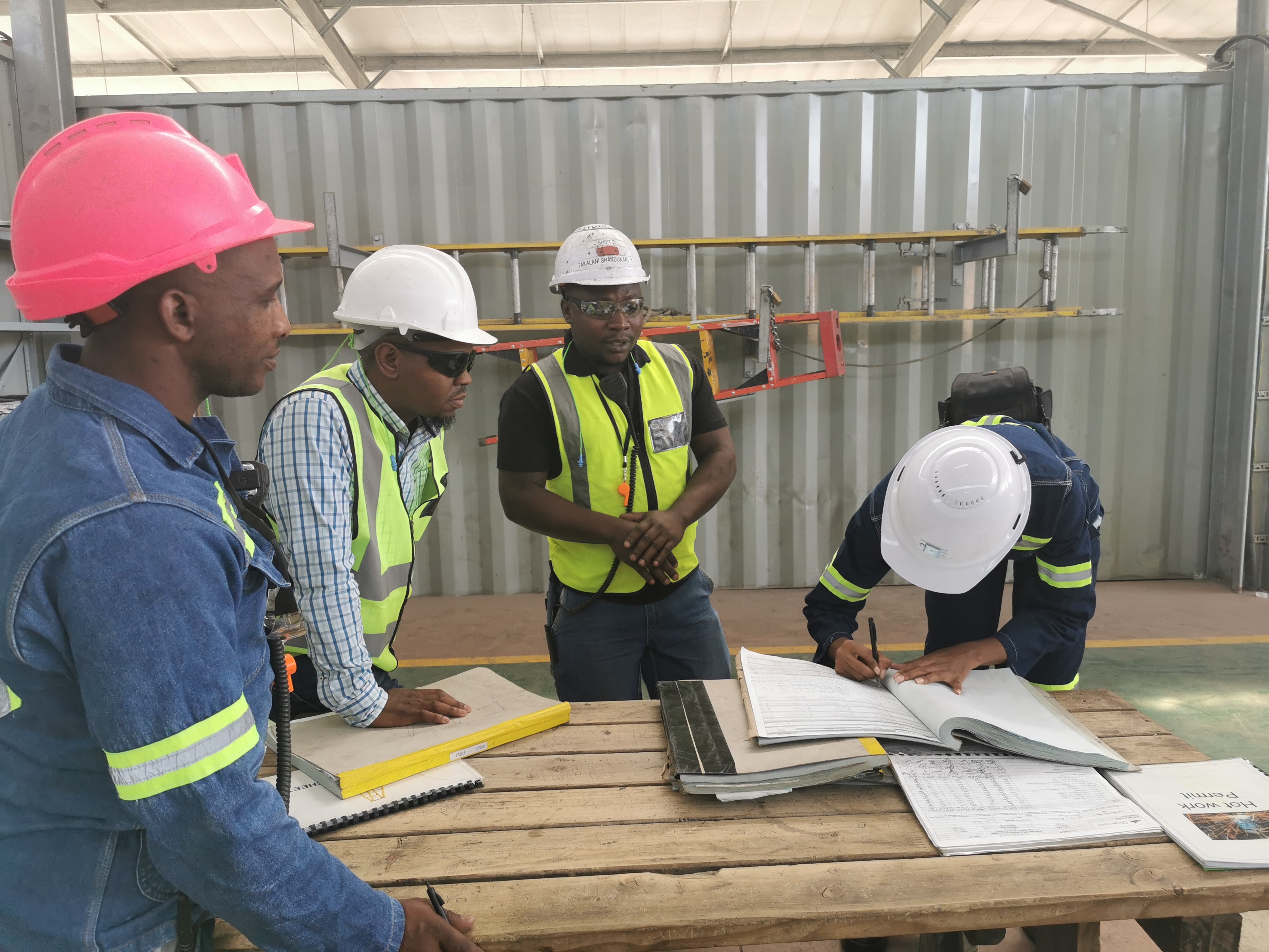 Site Meeting at C.T.R Site Meeting at C.T.R